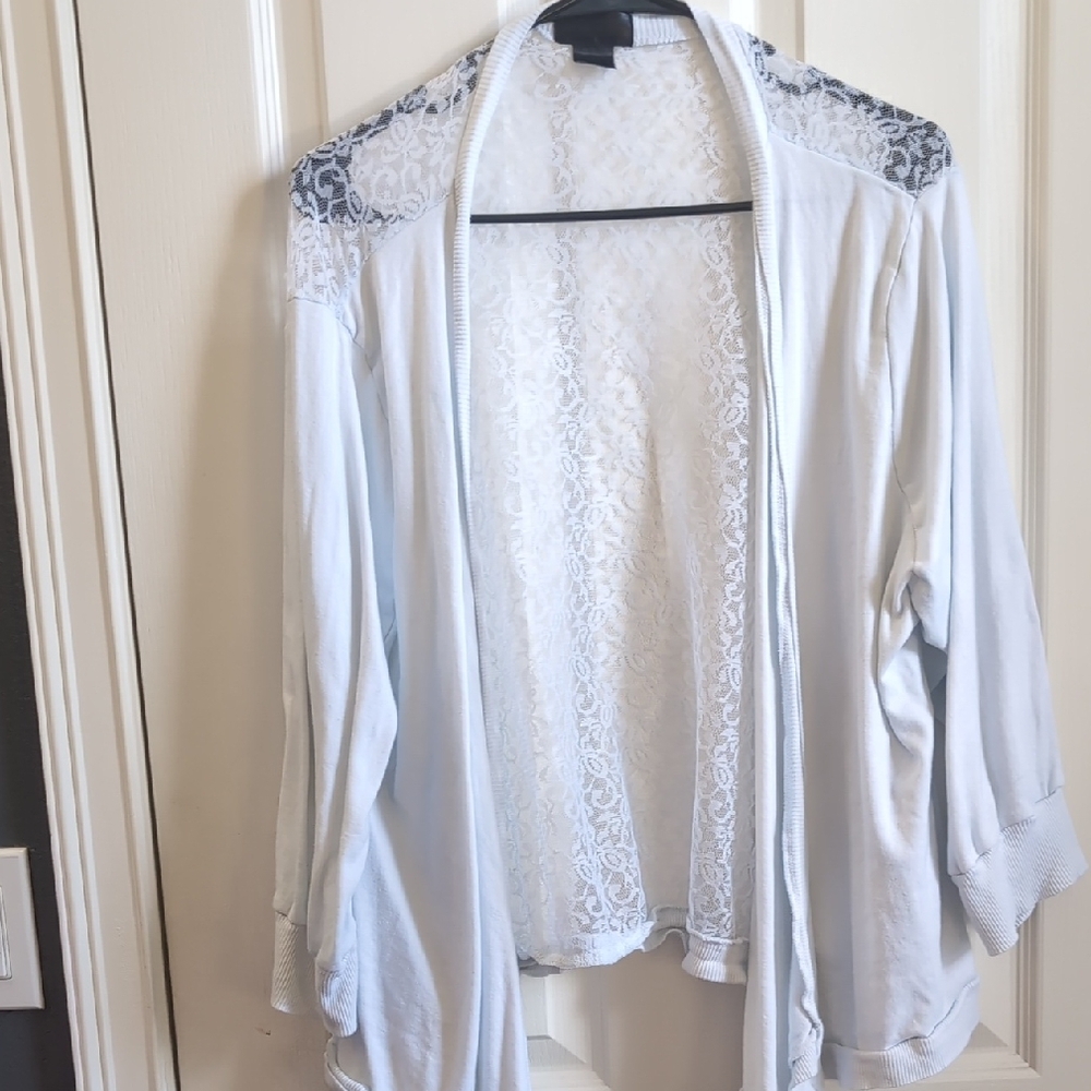 White Lace Cardigan